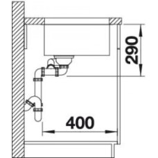 Мойка для кухни Blanco Andano 500/180-U чаша справа  522989