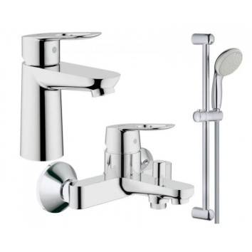Grohe Набор смесителей BAU LOOP 3 в 1 для ванны (123214S)