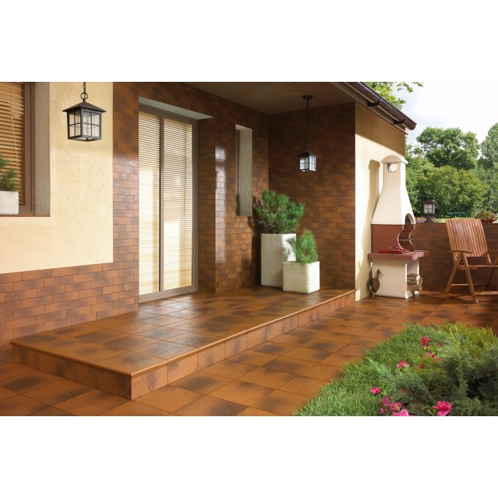 Клинкер Paradyz SEMIR BEIGE COKOL 2 EL.-LEWY