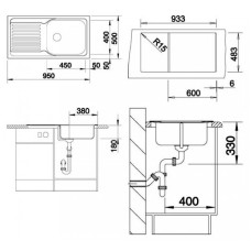 Мойка для кухни Blanco Tipo XL 6 S  511908