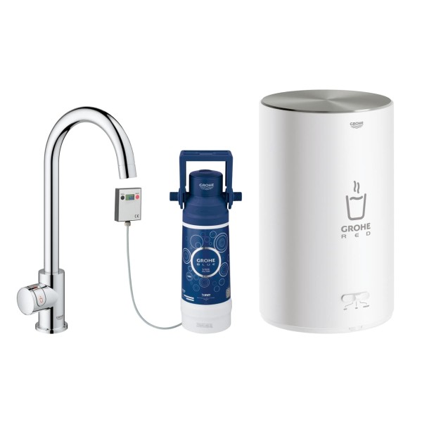 Смеситель и бойлер для раковины GROHE Red Mono M-size 30085001