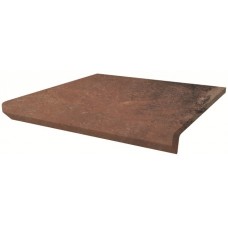 Сходинка з капіносом пряма Scandiano Rosso 30x33 код 6850 Ceramika Paradyz