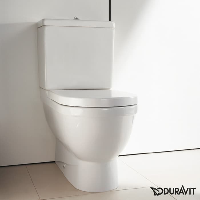 Плитка керамогранит Унитаз-компакт Duravit Starck 3 0128090000 для пола