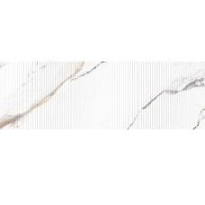 Плитка ITT Ceramic Calacatta Paonazzo Shiny Decor Rect. 29,5x90 см