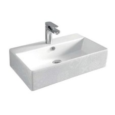 Керамическая раковина 50 см Artceram Quadro, white glossy/cementina (QUL001 01;86)