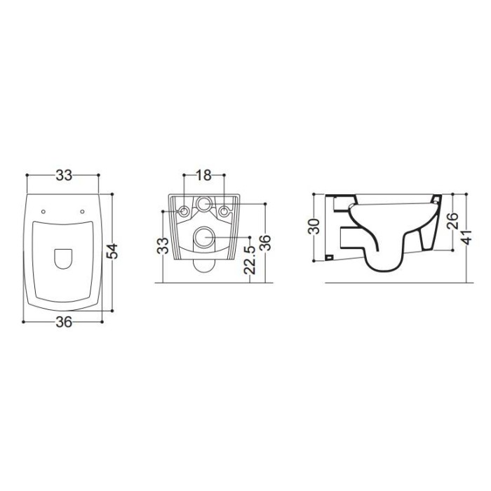 Унитаз подвесной AxA x-Tre 2901001 белый Унитаз подвесной AxA x-Tre 2901001 белый
