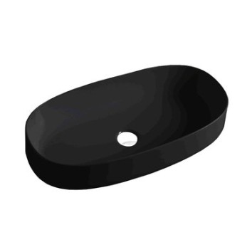 Керамическая раковина 68 см Artceram Cognac, black glossy (COL005 03;00)