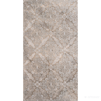 Плитка Marca Corona Newluxe D156 Nlx. Grey Damasco S/1 10×560×305 для ванной и кухни