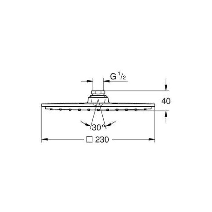 Верхний душ Grohe Rainshower Allure 27479000