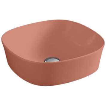 Керамическая раковина 42 см Artceram Ghost, red coral (GHL001 14;00)