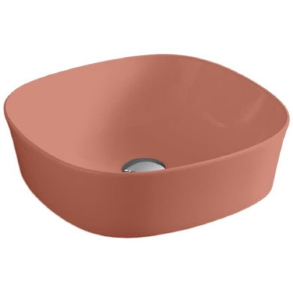 Керамическая раковина 42 см Artceram Ghost, red coral (GHL001 14;00)