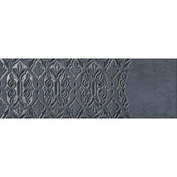 Плитка IBERO Cromat One DECOR POSITIVE NAVY REC-BIS 12×1200×400 под бетон