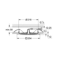 Верхний душ Grohe Rainshower F-Series 27467000