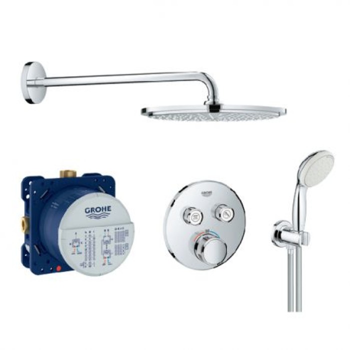 Плитка керамогранит Grohe Grohtherm SmartControl душевая система 34615SC0 для пола
