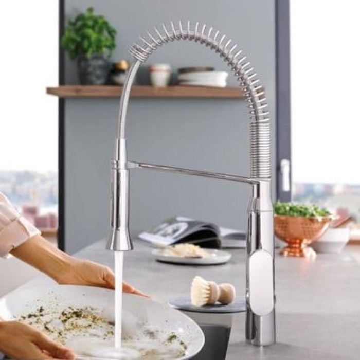 Сенсорный смеситель для раковины GROHE K7 Foot Control 30312000