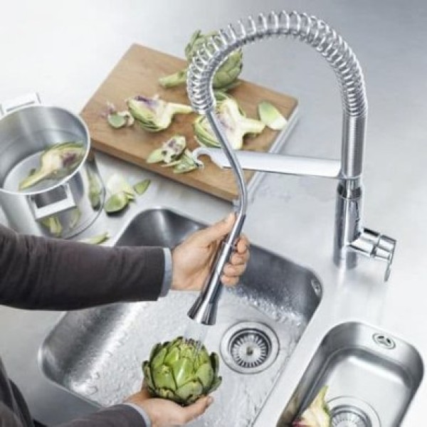 Сенсорный смеситель для раковины GROHE K7 Foot Control 30312000