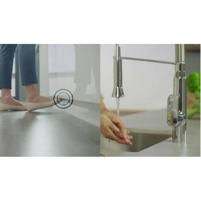 Сенсорный смеситель для раковины GROHE K7 Foot Control 30312000