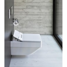 Плитка керамогранит Унитаз подвесной безободковый Duravit Rimless Vero Air SensoWash 2525590000 для пола