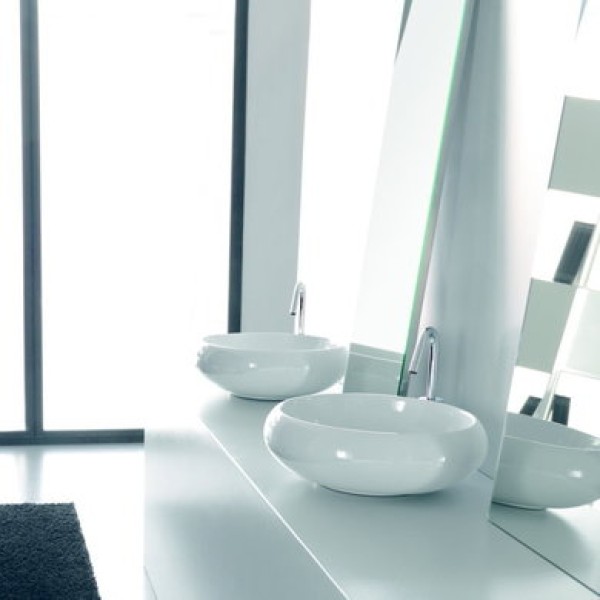 Керамическая раковина 43 см Artceram Tao, white glossy (TOL001 01;00)