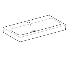 Раковина Geberit 124090000 iCon 90 см