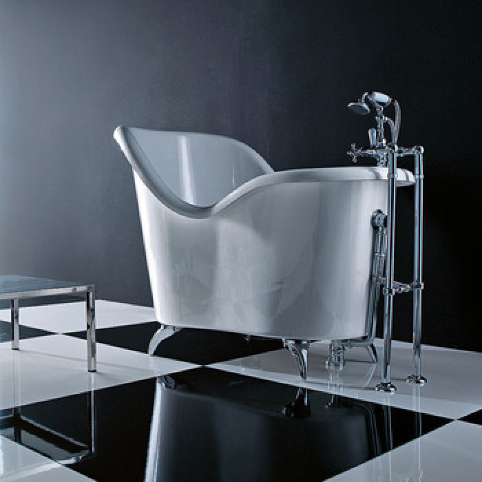 Gruppo Treesse Moulin Ванна в классическом стиле 135x83xh101 см, цвет белый, хром