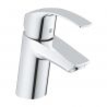 Grohe Eurosmart Смеситель однорычажный для раковины S-Size + нажимной донный клапан (23922002)