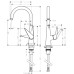 Смеситель для кухни Hansgrohe Talis S 72810800 Смеситель для кухни Hansgrohe Talis S 72810800