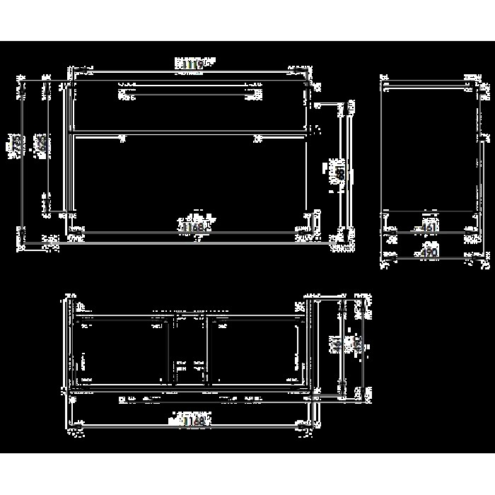 Тумба под умывальник Kolo Traffic 89440000 серая 120 см