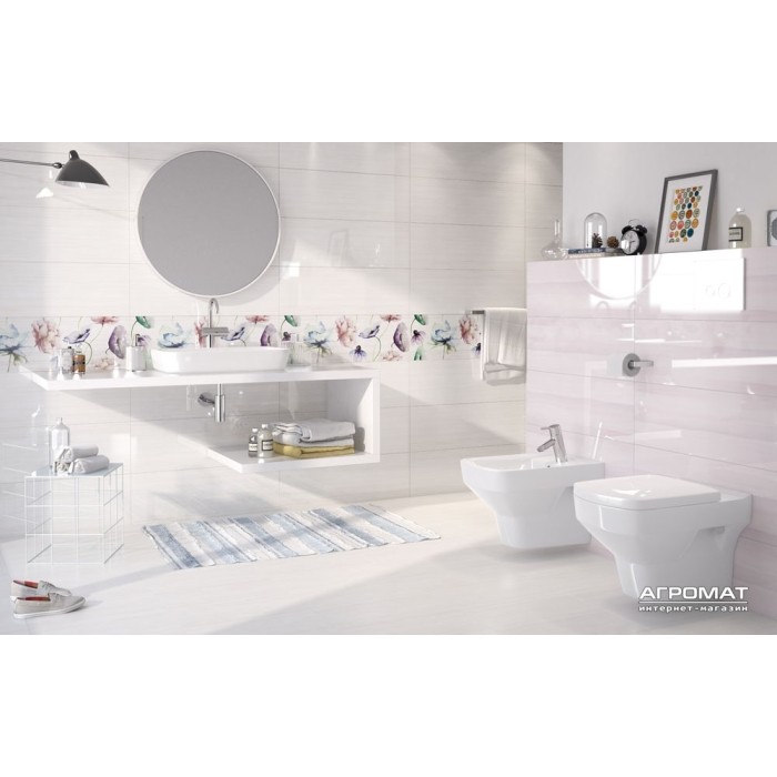 Плитка Opoczno Elegant Stripes INS FLOWER декор 10×750×250