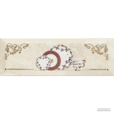 Плитка Monopole Ceramica Petra PRANZO GOLD A декор 8×300×100