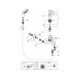 Grohe Eurosmart New Однорычажный смеситель для ванны + душевой набор (3330220A)