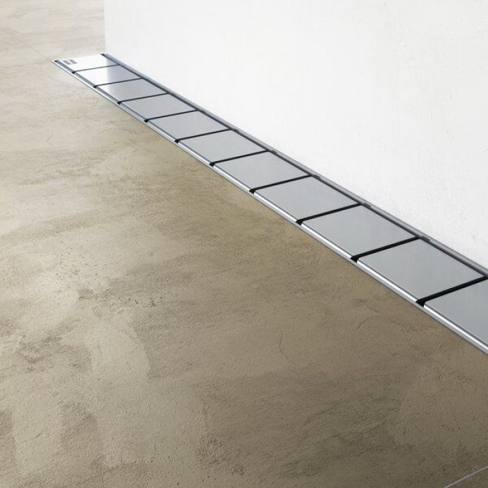 Плитка керамогранит Душовий канал Ravak OZW 10° 750 - нержавеющая сталь для пола