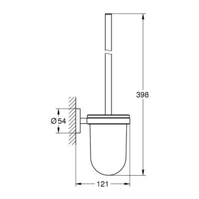 Grohe Essentials Tуалетный ершик в комплекте (40374001)