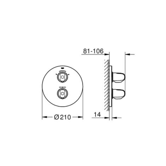 Смеситель Grohe Grohtherm 1000 New 19986000
