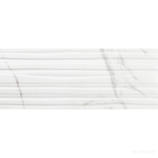 Плитка Azulev Calacatta BRANCHES WHITE MATT SLIMRECT 6×650×250 под мрамор