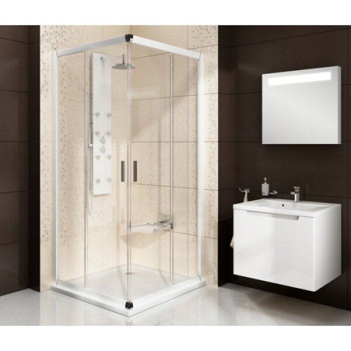 Элемент душевого уголка Ravak Blix BLRV2- 80 Белый Transparent