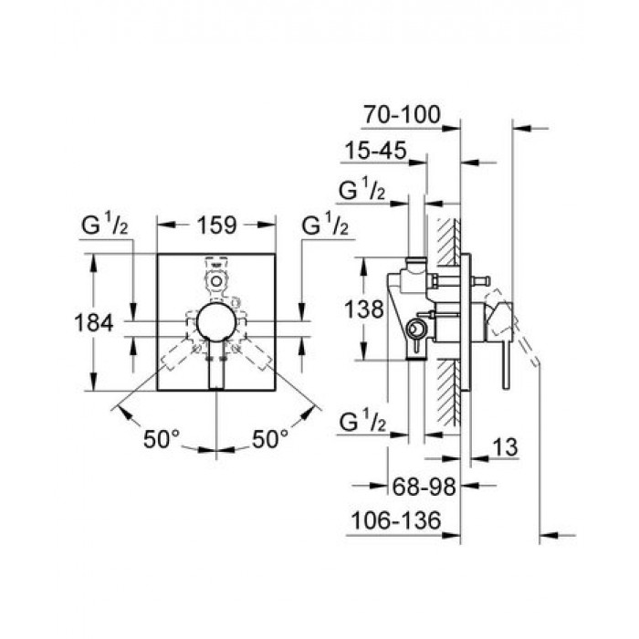 Смеситель однорычажный Grohe Allure 19315000