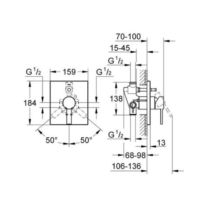 Смеситель однорычажный Grohe Allure 19315000