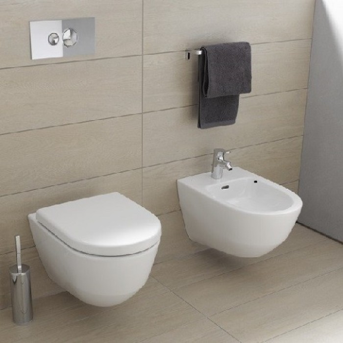 Унитаз подвесной Laufen Pro с грязеотталкивающим покрытием LCC (H8209664000001) без сиденья