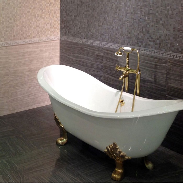 Плитка Porcelanosa Borneo Moka под мрамор