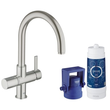 Смеситель со стартовым комплектом GROHE Blue Pure 33249DC1