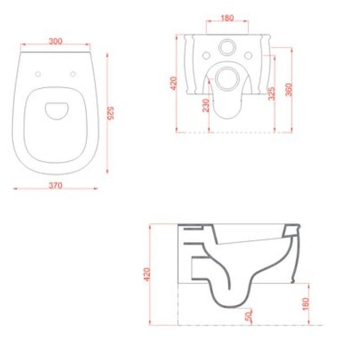 Подвесной унитаз Artceram Azuley (AZV001 01;89) white glossy/gold damasco