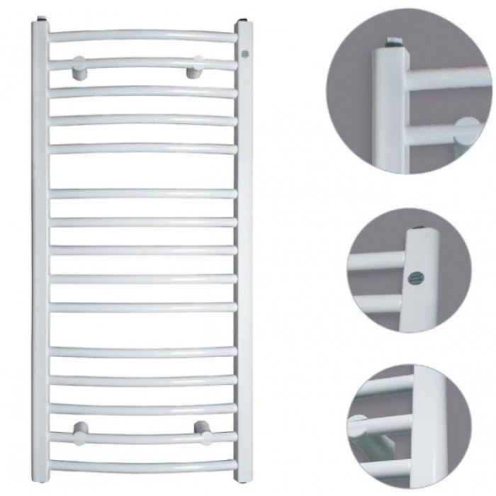 Полотенцесушитель INSTAL PROJEKT Sat Electro SAT-50/120+EGB-06C1 (белый)