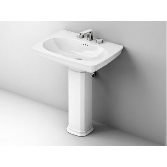 Керамическая раковина 68 см Artceram Civitas, black glossy (CIL001 03;00)