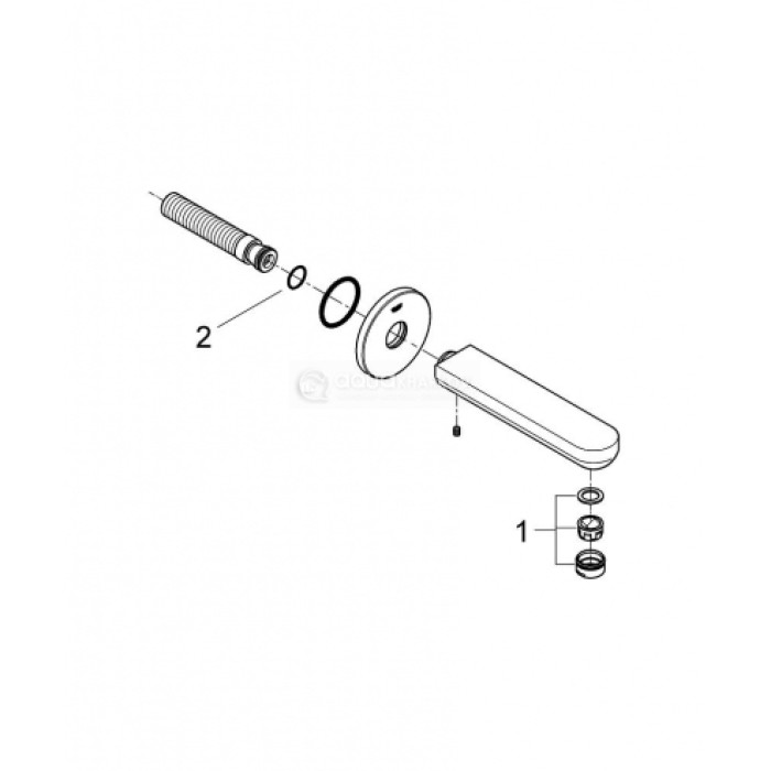 Grohe Eurosmart Cosmopolitan Излив для ванны (13261000)