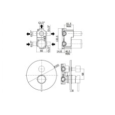 Смеситель Paffoni Light (LIG010CR)