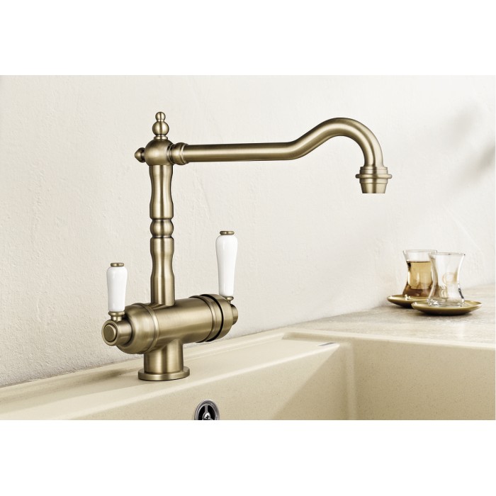 Смеситель кухонный Blanco SORA латунь полировка 520835