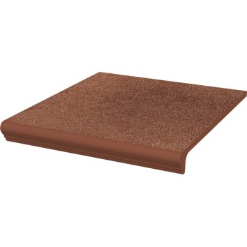 Сходинка з капіносом пряма Taurus Brown 30x33 код 2247 Ceramika Paradyz