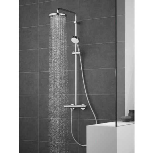 Плитка керамогранит Grohe Tempesta Cosmopolitan System 210 Душевая система с термостатом 27922001 для пола