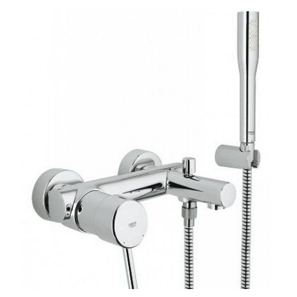 Grohe Concetto Смеситель однорычажный для ванны с душевым гарнитуром (32212001)